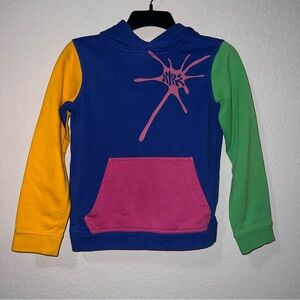 Nike Kids Multicolor Hoodie with Logo Design